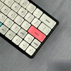Teclas PBT estilo retro para teclado mecánico de perfil bajo