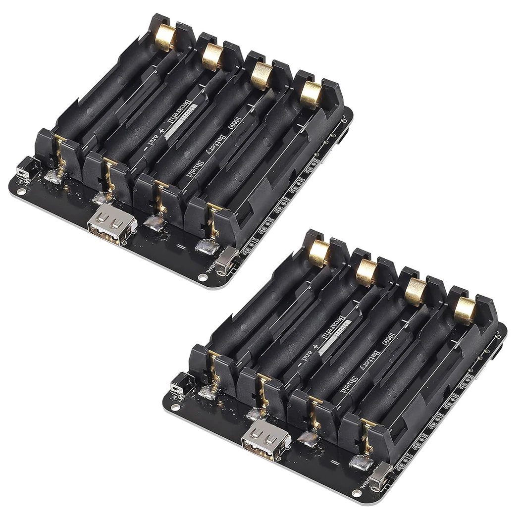 Soporte de batería 18650 con soporte de un solo compartimento USB 5V/2A 3V/1A V3 módulo de carga de batería para Raspberry Pi - imagen 3