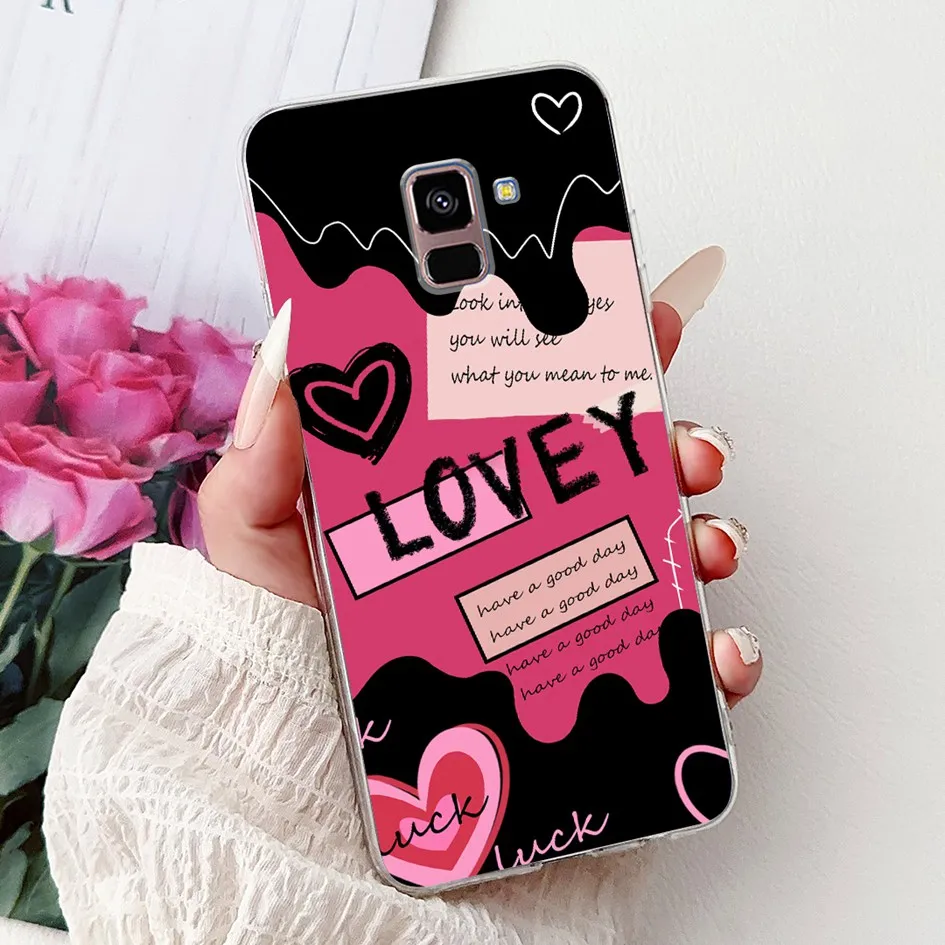 Para Samsung Galaxy A8 Plus 2018 funda SM-A730F funda de lujo con dibujos de dragón funda de teléfono suave delgada para Samsung A8 2018 SM-A530F Capa - imagen 5