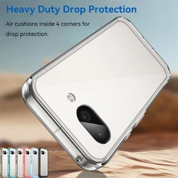 Google Pixel 9a Funda Transparente de Silicona Antigolpes