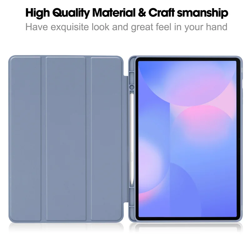 Para Samsung Tab S10 FE Plus Funda con portalápices soporte trasero suave Funda magnética para Funda Galaxy tab s10 fe plus Funda de 13,1 pulgadas - imagen 4