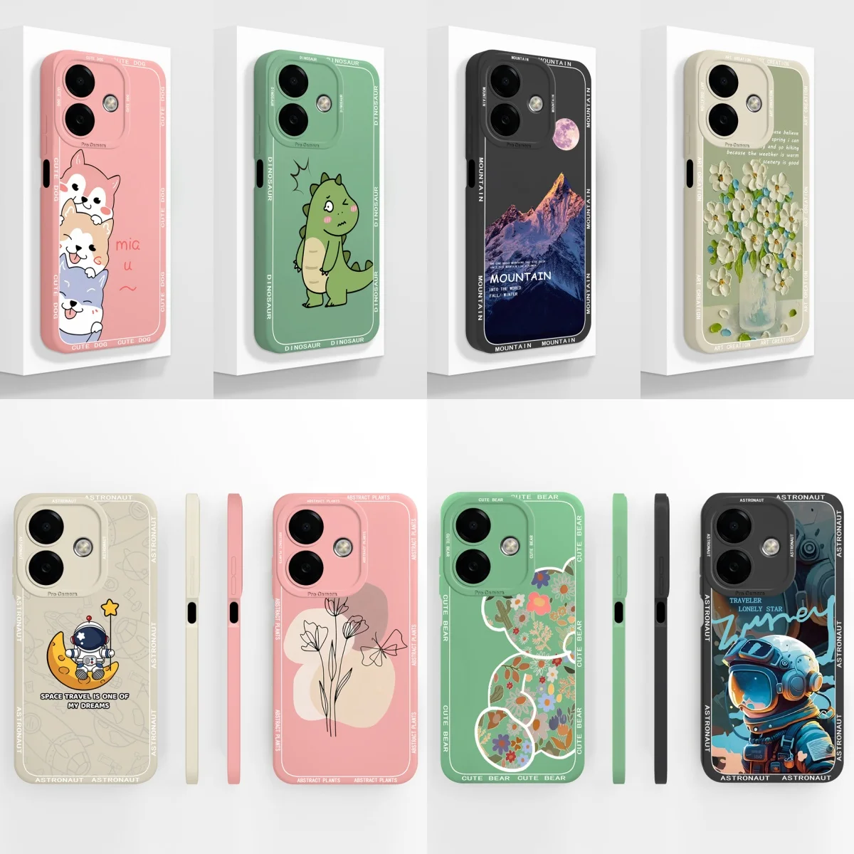 Funda para Oppo A3 A3X A40 diseño artístico contraportada para Oppo A 40 A 3 protección de cámara 4G fundas de teléfono parachoques de silicona líquida suave