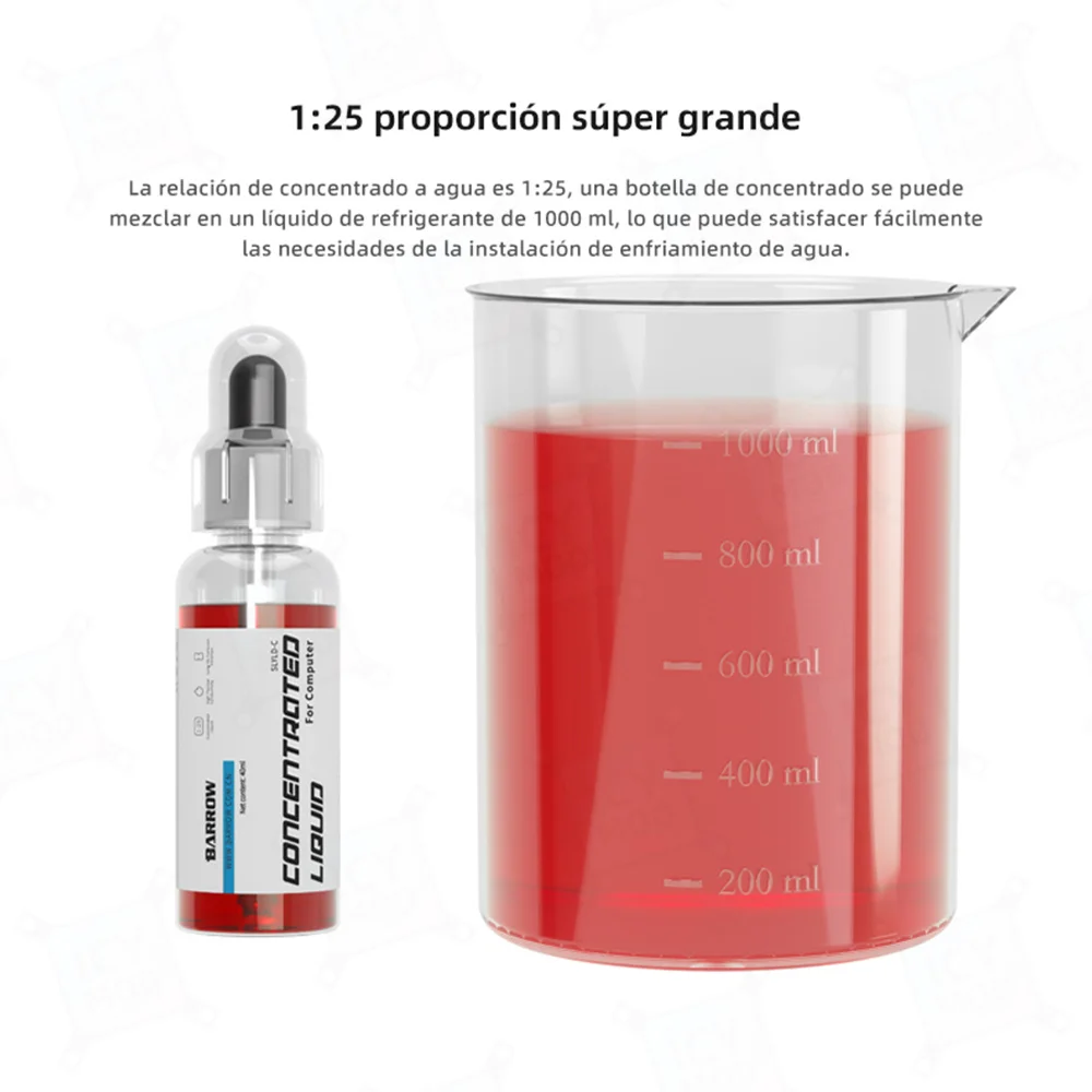 Líquido de refrigeración por agua Barrow SLYLD-C 40mL refrigerante para PC líquido térmico anticorrosión refrigeración líquido frío concentrado especial - imagen 3