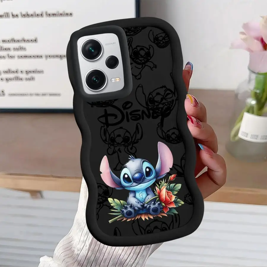 Funda de punto de dibujos animados de Disney para Xiaomi Redmi 10A 12C 9T 10C 14C A3 9C 13C A5 A1 + A2 Plus, funda suave para teléfono - imagen 2