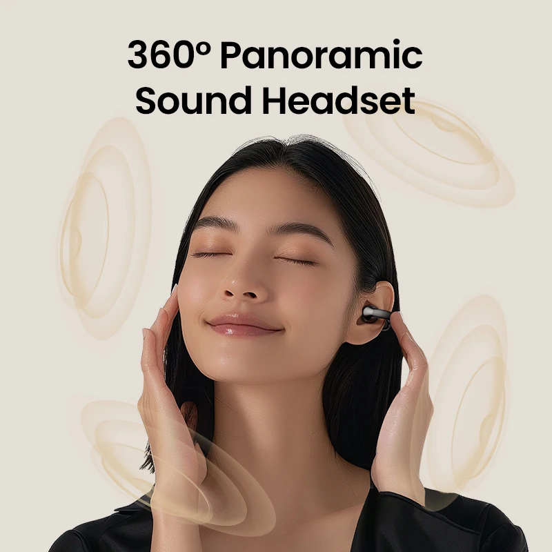 UGREEN Choice HiTune S3 Auriculares inalámbricos con clip de oreja abierta Auriculares deportivos Bluetooth Auriculares con micrófono con ganchos para la oreja y gancho para la oreja - imagen 2