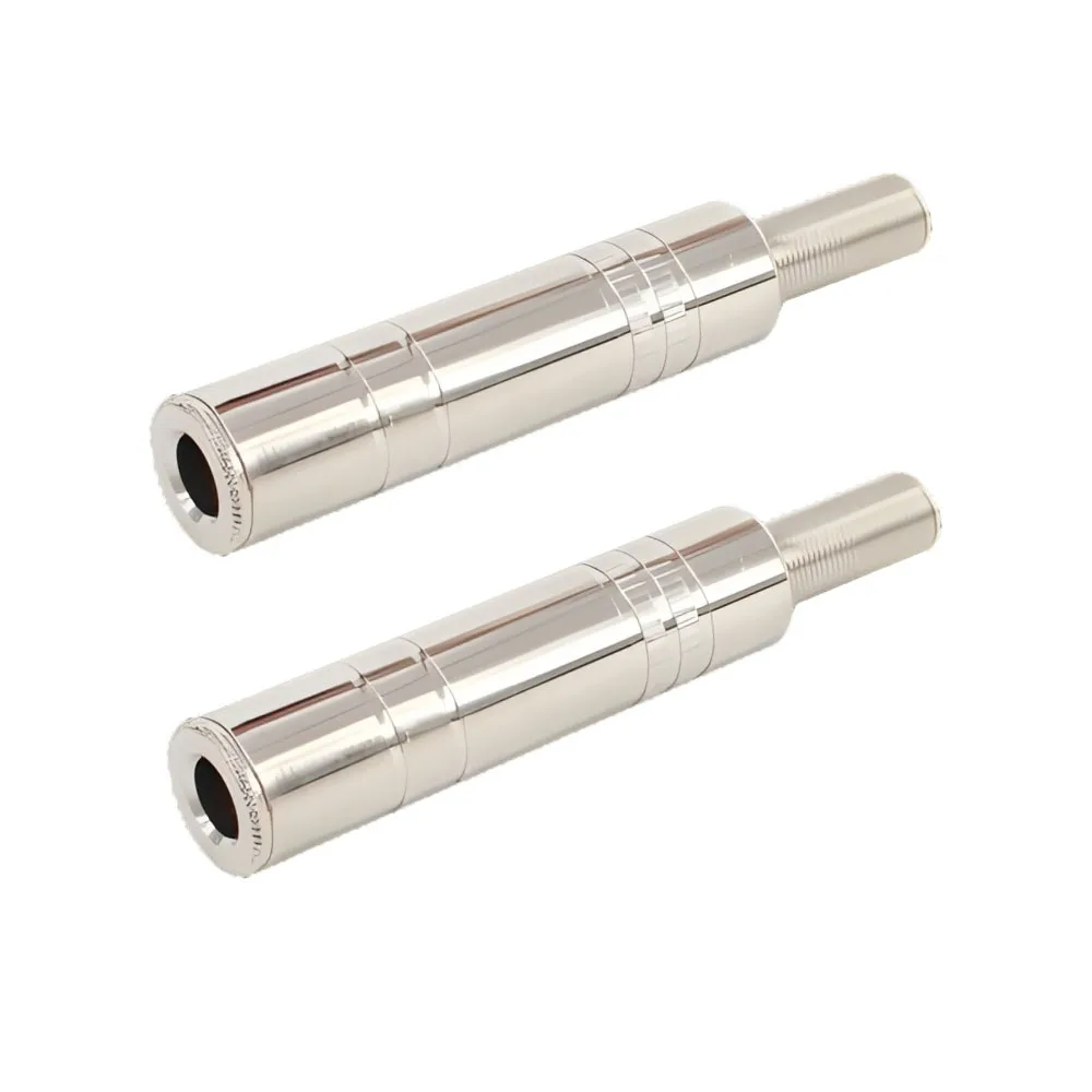 Lote de 2 uds., ángulo recto de 6,35mm, micrófono grande de 2 núcleos, altavoz de guitarra, codo de sonido único Hexagonal, conector de Audio hembra con enchufe 6,5 - imagen 5