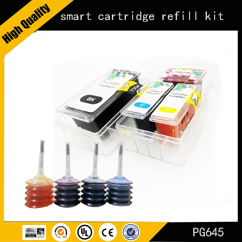 Einkshop-Kit de recarga de cartucho inteligente, PG-645 para Canon PG 645 PG645 CL646 Pixma IP2860 MG2460 MG2560 MG2960 MG2965 MX496, CL-646 - imagen 2