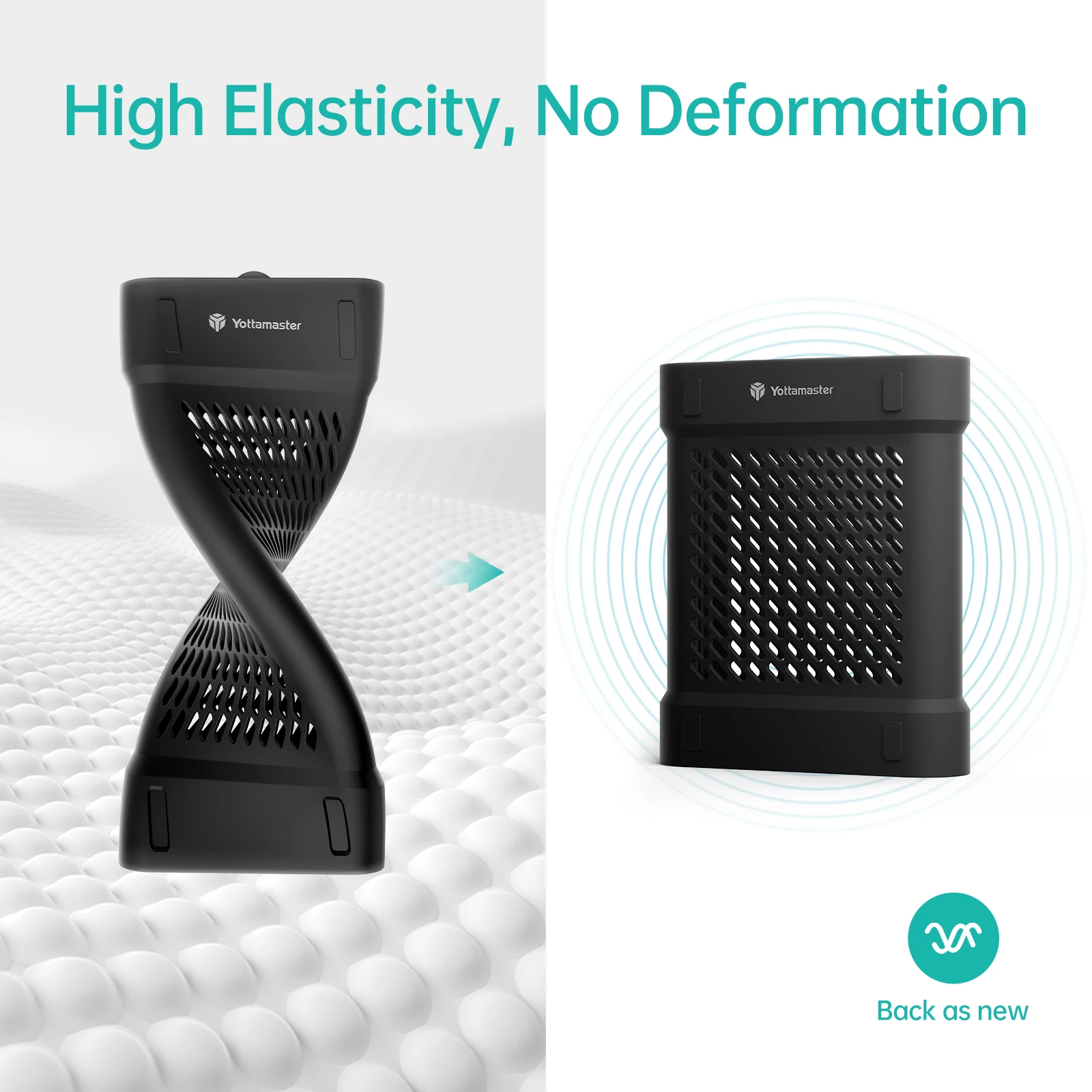 Yottamaster-funda protectora para disco duro, caja de almacenamiento para HDD SSD de 2,5 pulgadas con carcasa protectora de silicona a prueba de golpes y polvo - imagen 4