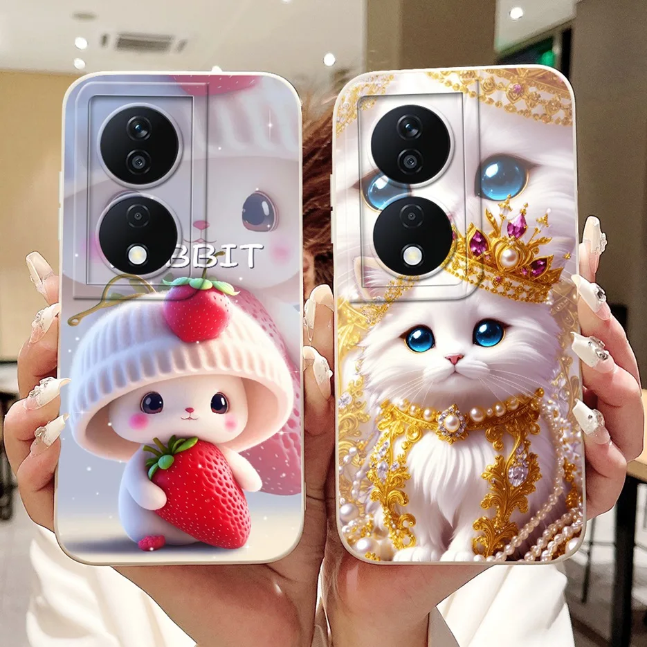 Para Honor X7 X7a X7b funda nueva moda cubierta pintada de caramelo funda de teléfono suave TPU para Honor X7b X 7a HonorX7 HonorX7a HonorX7b Shell - imagen 2