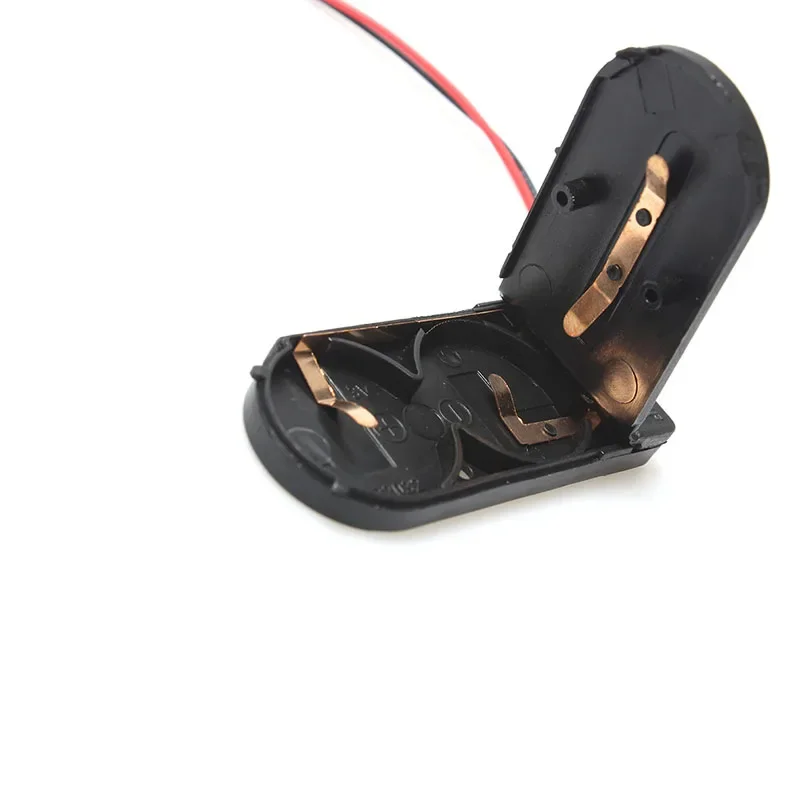 CR2032 botón pila de moneda soporte funda cubierta con interruptor de encendido/apagado 3V x2 6V caja de almacenamiento de batería - imagen 2