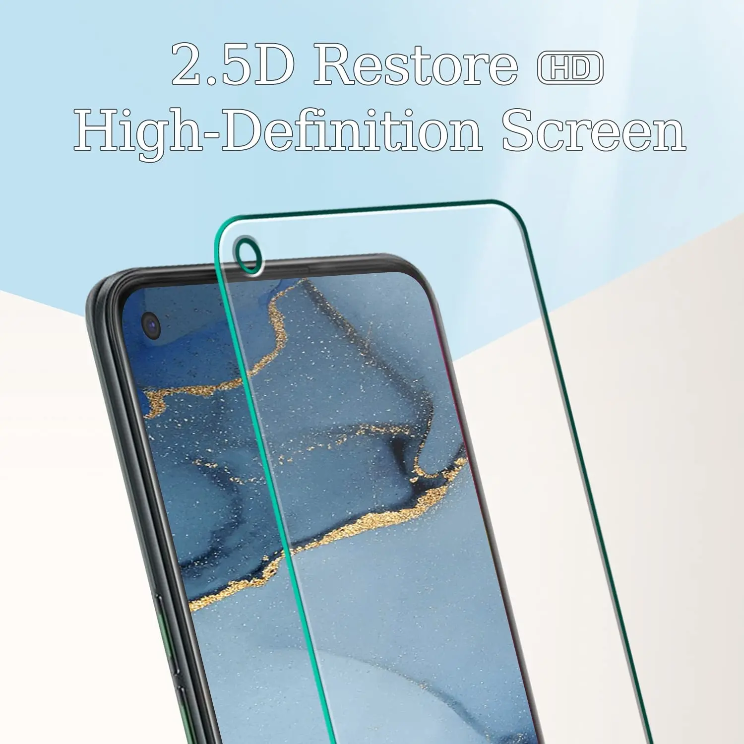 4 piezas de vidrio templado adecuado para Oppo A94, 5G, A93s, A93, A95, A96, A74, A73, A76, A77, A78, 5G, protección de pantalla de vidrio - imagen 5