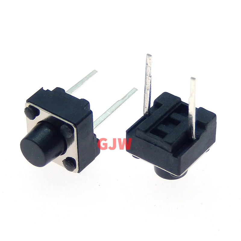 20 unidades de Interruptor táctil momentáneo, 6x64. pin medio de 2 pines, 3/5/6/7/8/9/10mm, 6x6x4,3mm, 5mm, 6mm, 7mm, 8mm, 9mm, 10mm - imagen 4