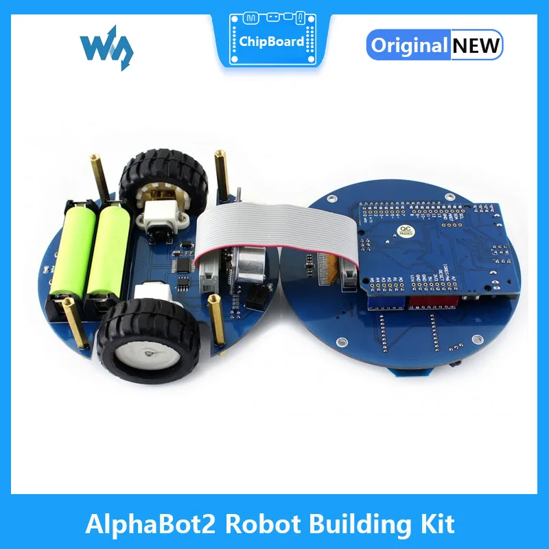 Kit de construcción de robot Waveshare AlphaBot2 basado en la versión original BBC micro:bit, o micro:bit V2, o solo accesorios - imagen 3