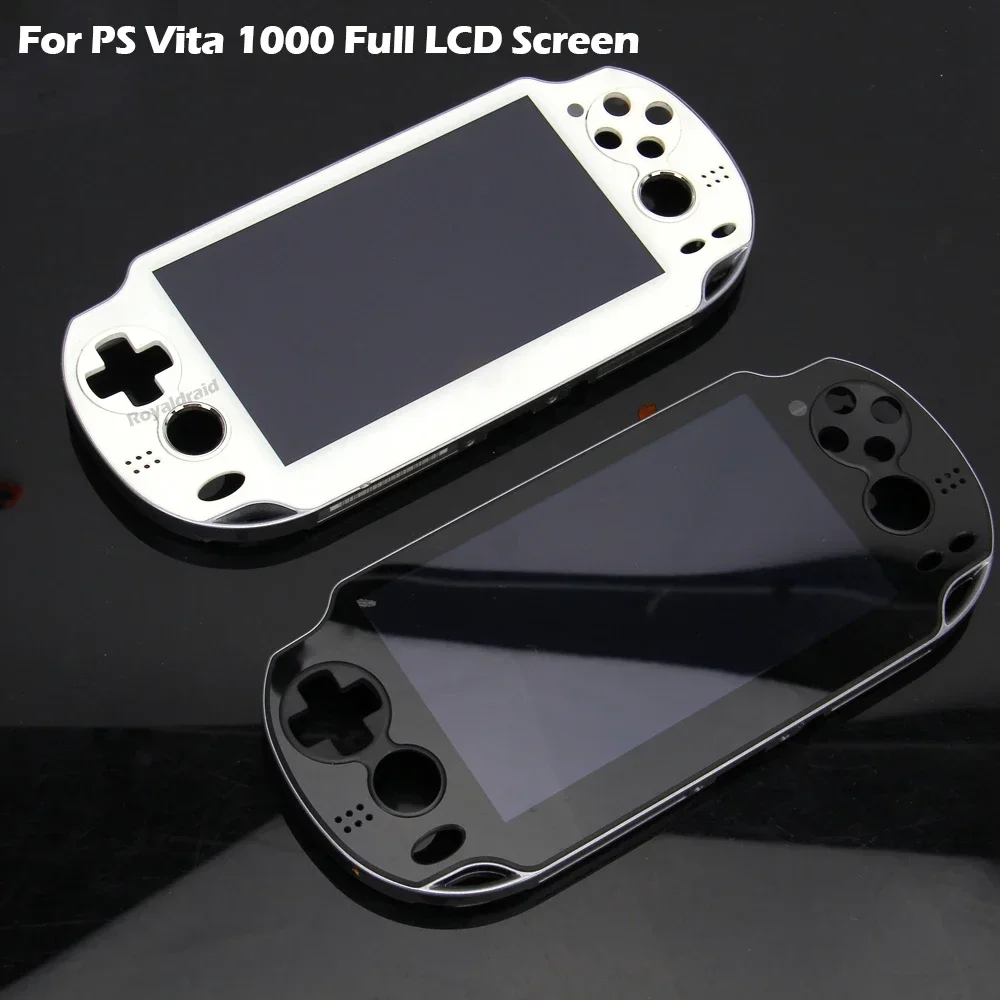 Pantalla LCD Oled Original en blanco y negro para PS Vita PSV 1000 1001 1004 pantalla LCD completa + digitalizador táctil + juego de marcos - imagen 3