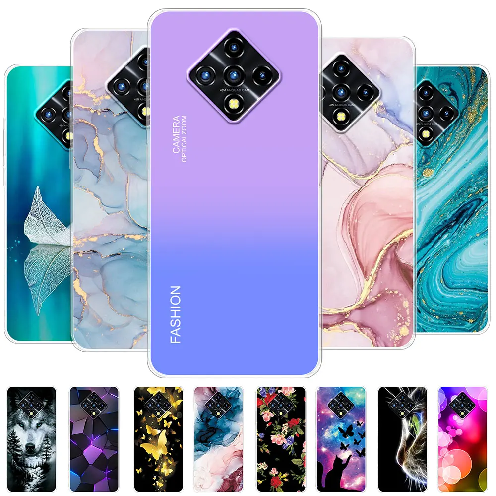 Fundas para Infinix Zero 8, Funda de teléfono con estampado de silicona suave y transparente, a la moda, para Infinix Zero 8i Coque