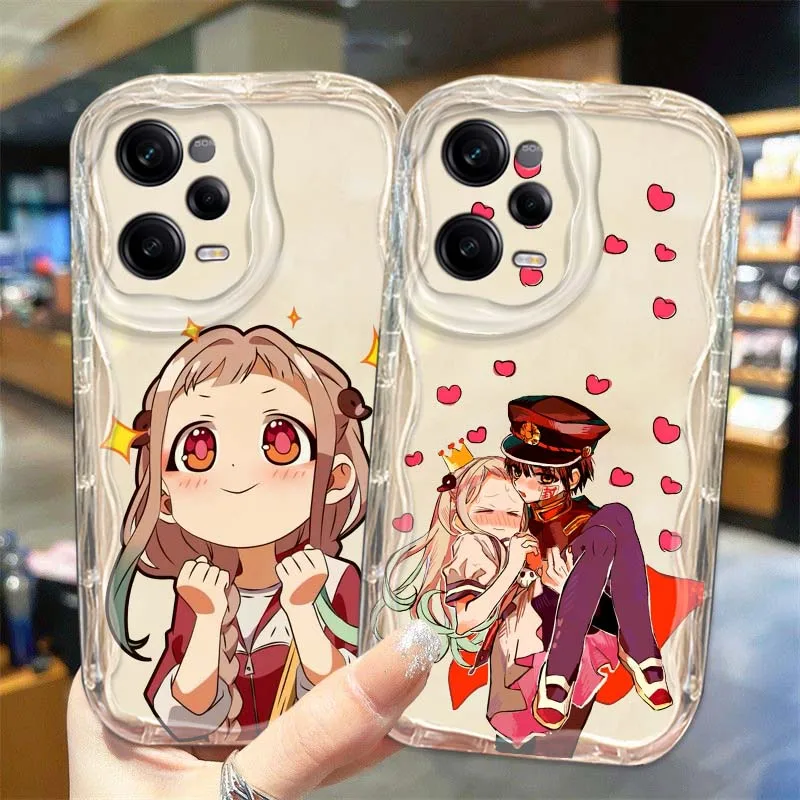 Funda Hanako-kun para Redmi Note 14 10 10S 10T 9S 9 8 Pro Max Lite Wave Oil funda de teléfono