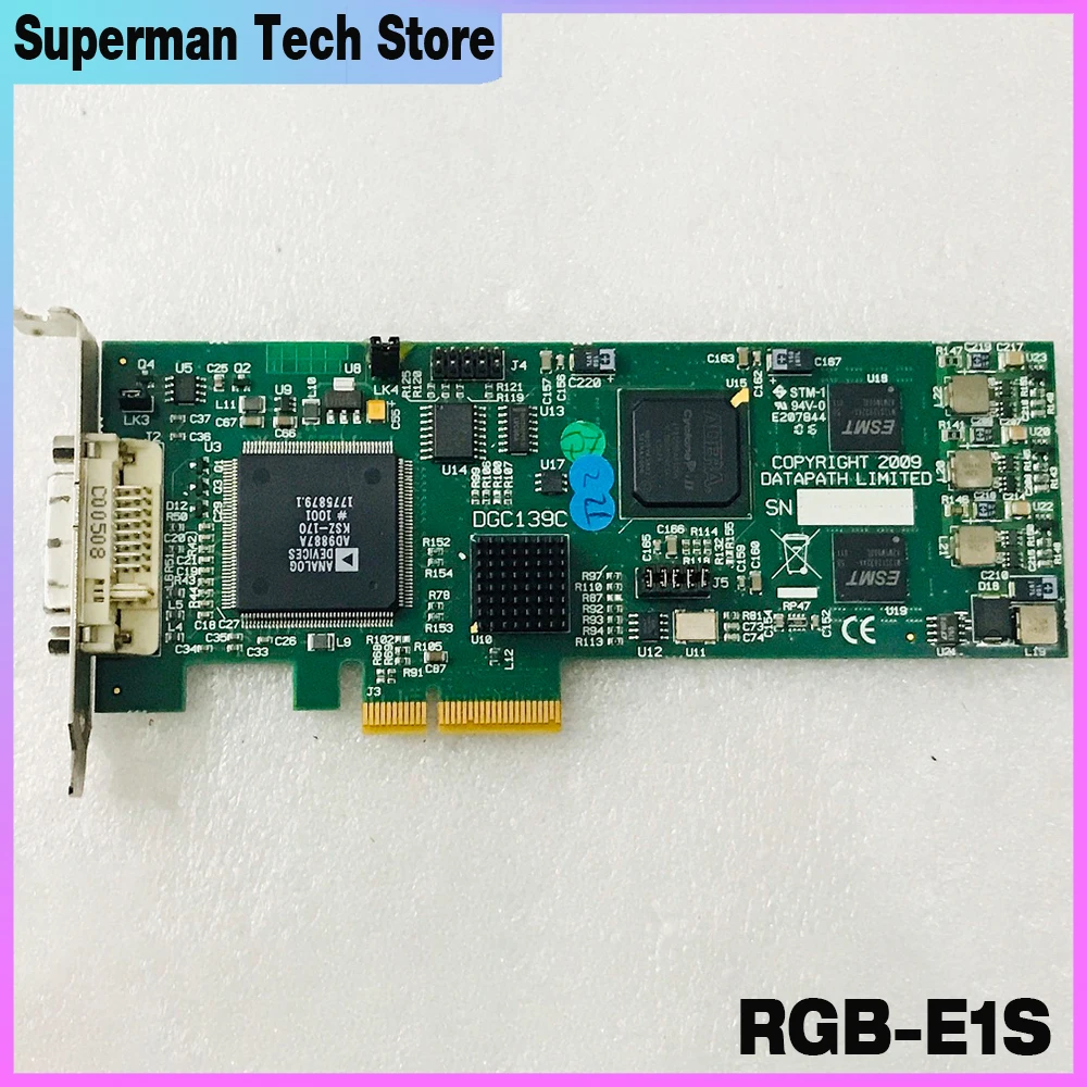 Para tarjeta de adquisición Digital limitada DATAPATH, tarjeta multipantalla DVI/VGA DGC139C, placa de equipo Industrial RGB-E1S - imagen 2