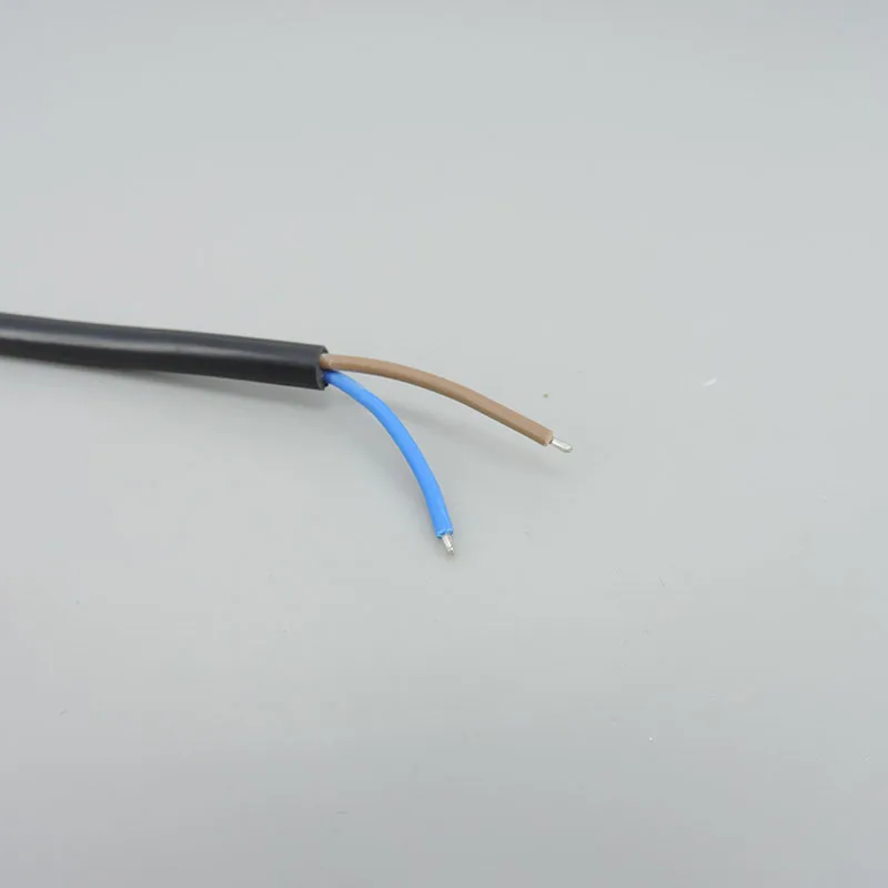 Cable LED impermeable IP67 de 20cm con lámpara, soporte negro, tapa de tornillo de luz E27 para exteriores, conector retardante de llama integrado k - imagen 4