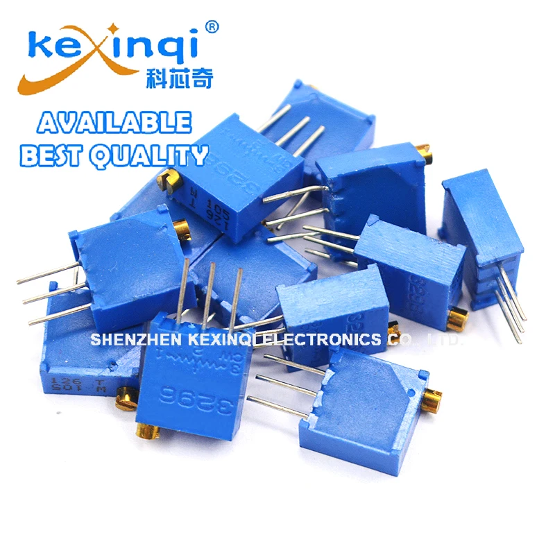 (10 uds) potenciómetro recortador Trimpot de 3296W 50R 100R 200R 500R 1k 2k 5k 10k 20k 50k 100k 200k 500k 1M 2M Ohm resistencia - imagen 5