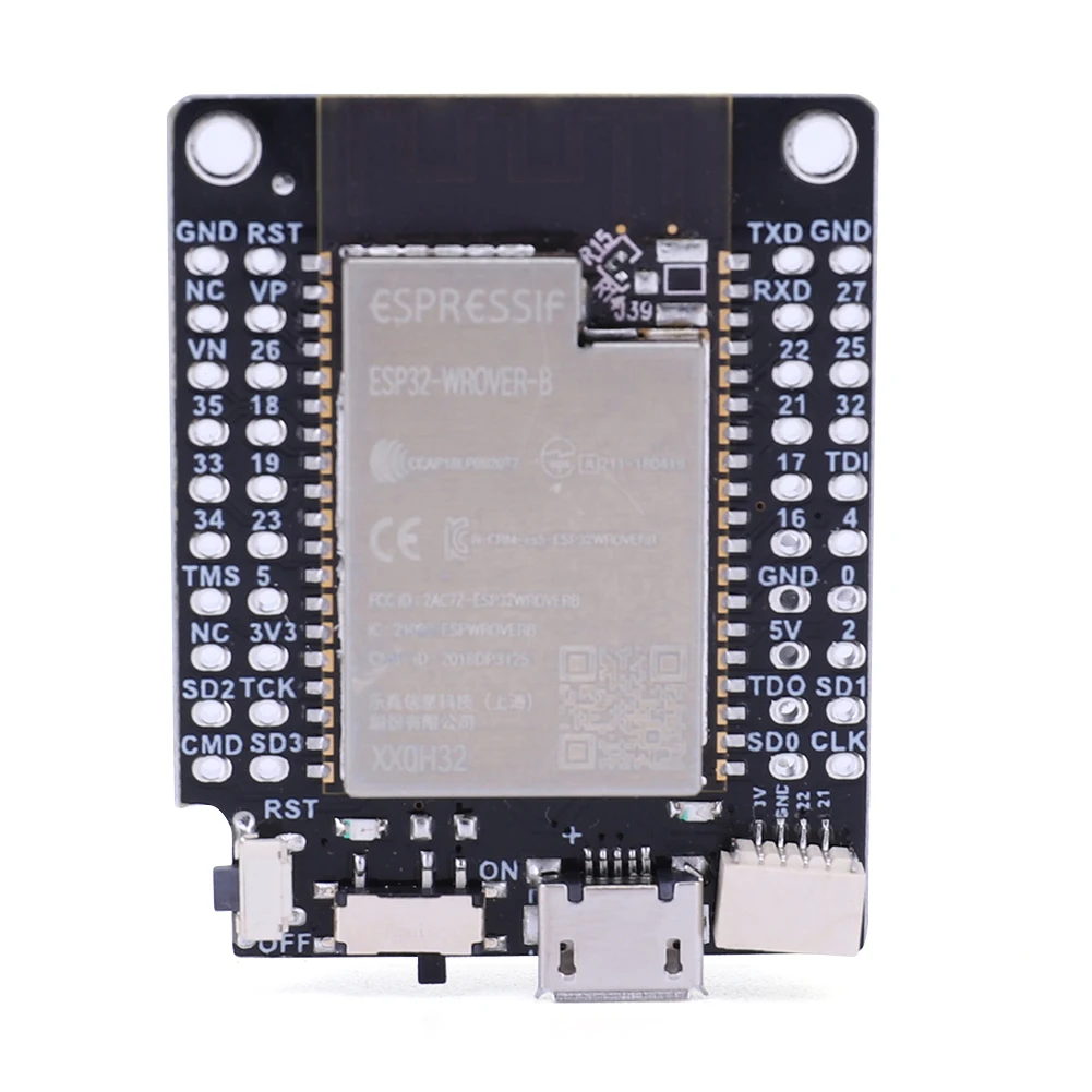 Placa de desarrollo de módulo Bluetooth Mini32 ESP32-WROVER-B, PSRAM, wifi, DC 3,6 V-5V, luz indicadora de potencia, LED rojo - imagen 5