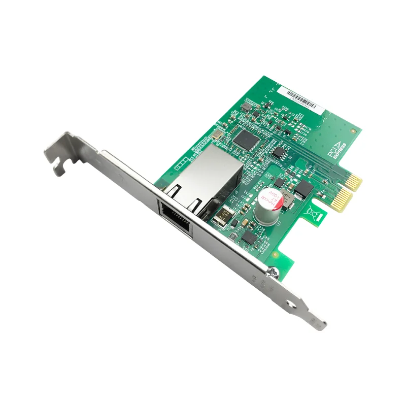 Tarjeta agarradora de marco PoE I210-T1 PoE de 1 puerto RJ45 30W Salida de alimentación 10/100/1000Mbps PCIe 2.1 X1 - imagen 4