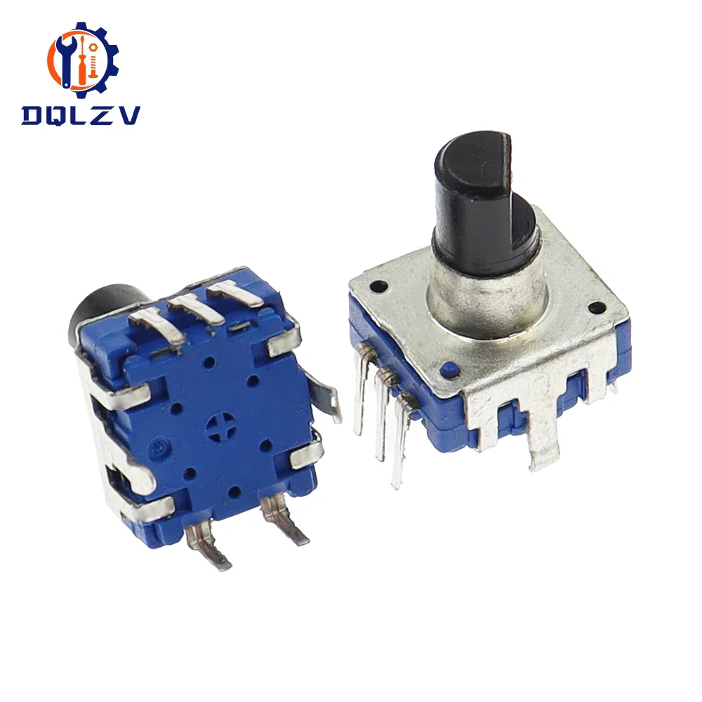 Codificador de Audio para coche EC12 con interruptor, 24 posiciones, rotación de 360 grados, longitud del eje, potenciómetro Digital de 12MM, 5 pines - imagen 3