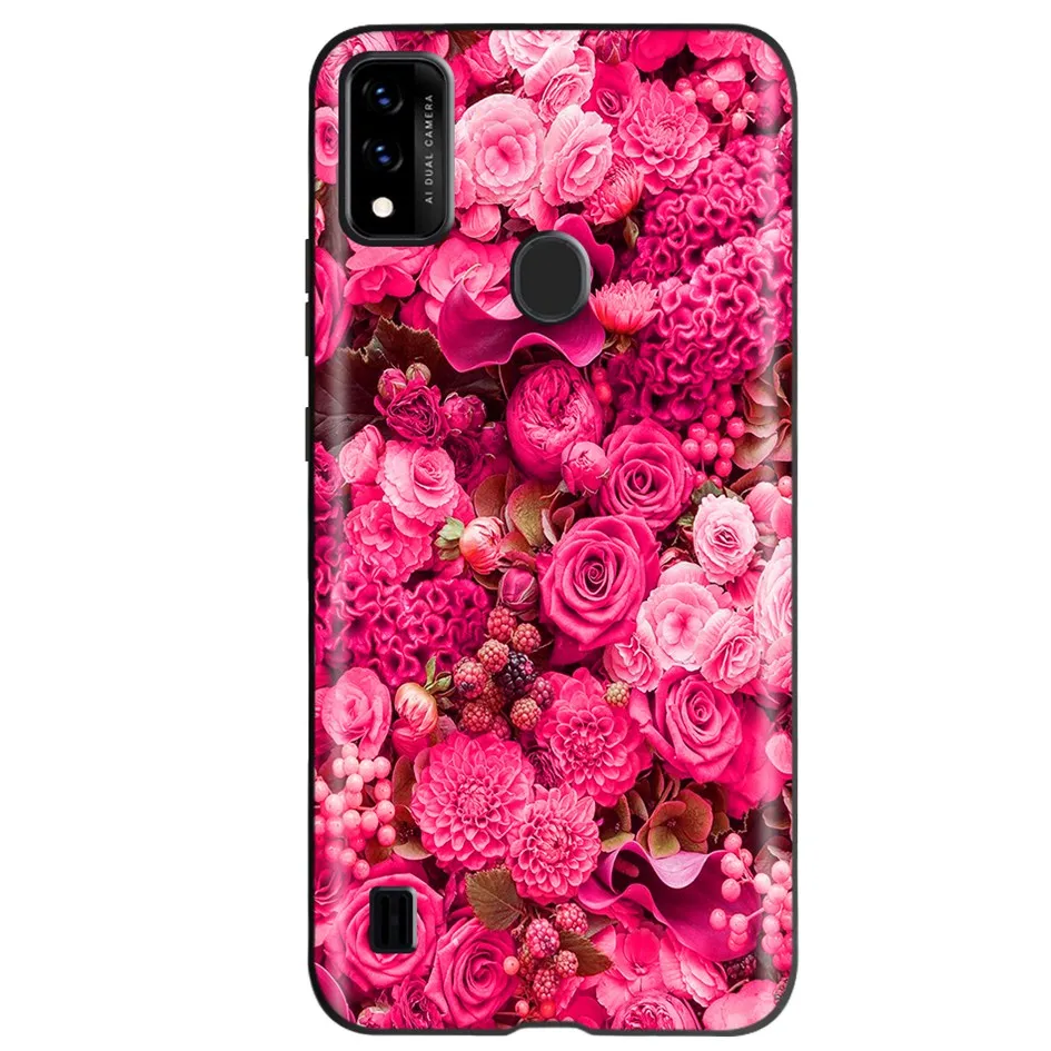 Funda ZTE Blade A51 - Silicona TPU Diseño Animado Lobo y Gato - imagen 3