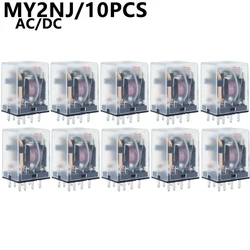 Relé electromagnético de potencia MY2NJ DPDT, 8 pines AC