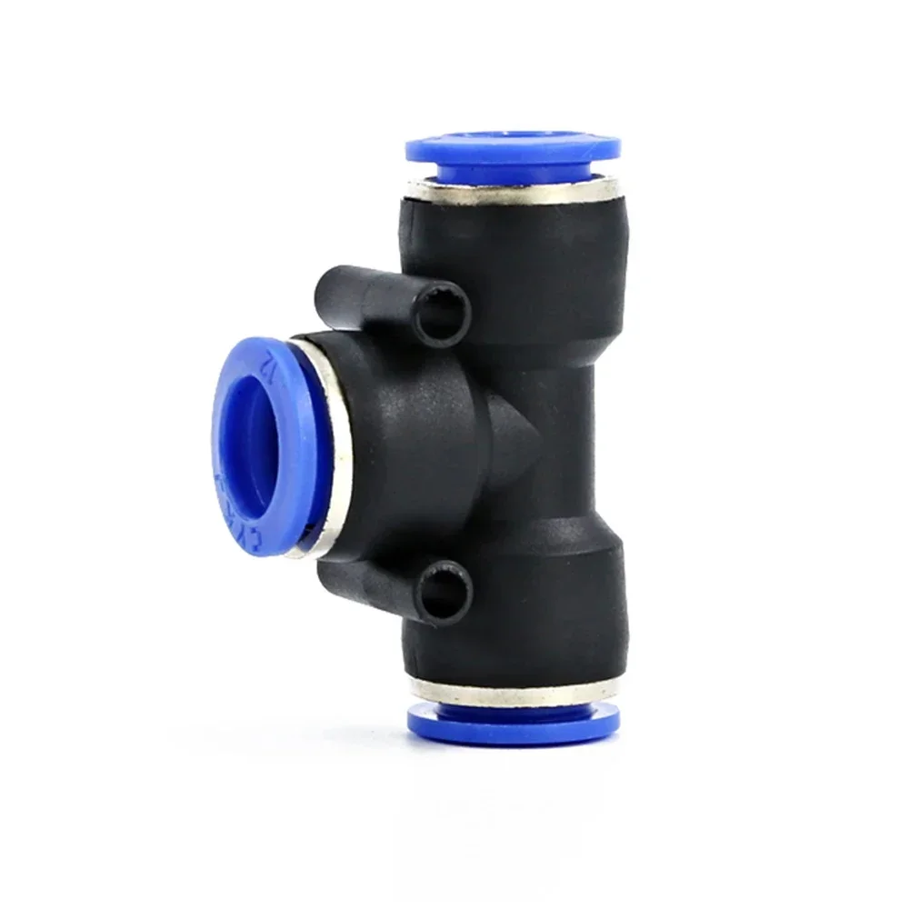 Conector neumático PE PEG, reductor en T de conexión rápida, tubo de plástico en forma de T, manguera de agua de 4mm, 6mm, 8mm, 10mm, 12mm, 14mm y 16mm - imagen 2