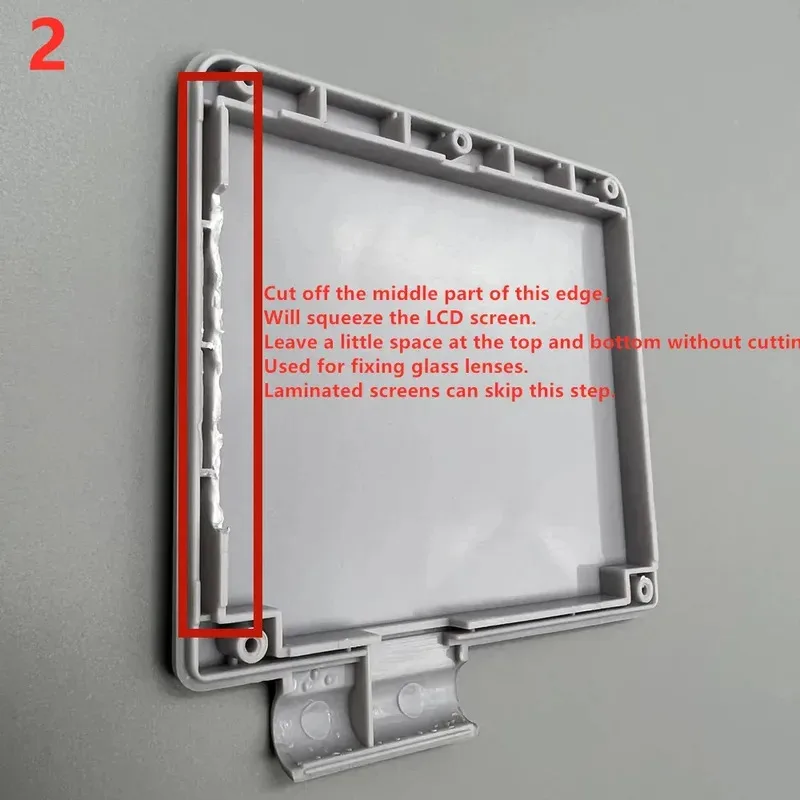 2024 nueva pantalla LCD IPS de alto brillo de tamaño original de 3,0 "es adecuada para Gameboy advance SP GBASP - imagen 5