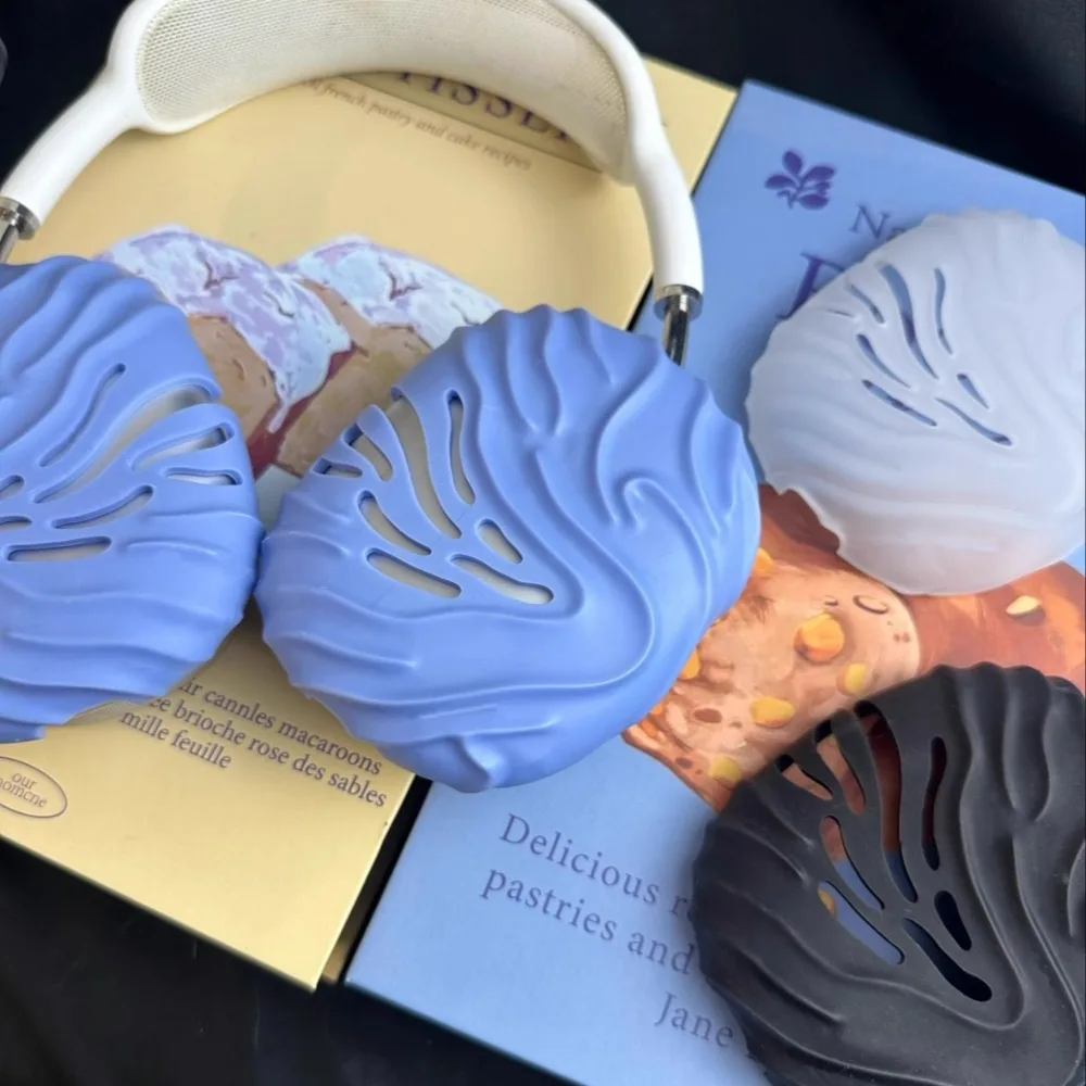 Wave para AirPod Max 1/2 generación funda protectora para auriculares carcasa dura de resina anticolisión mate semitransparente esmerilado - imagen 4