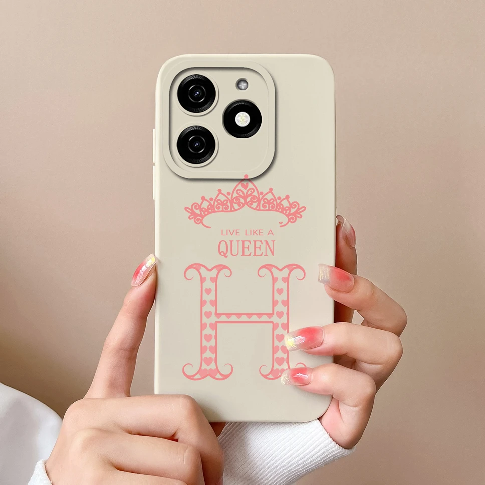 Funda de silicona suave a prueba de golpes para InfinixHot40i 40Pro, funda bonita con letras para Infinix Hot 40, 40 Pro - imagen 5