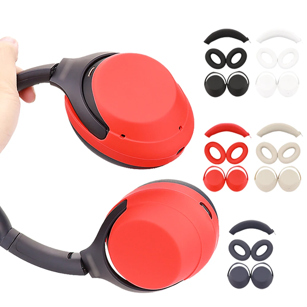 Funda de calidad para auriculares Sony WH-1000XM4, funda protectora de silicona para auriculares 1000XM4, funda protectora para auriculares