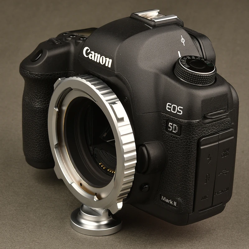 Anillo adaptador de lente de metal para lentes montadas ARRI PL a cámara de montaje Canon EF con orificio de montaje roscado de 1/4"-20 - imagen 4