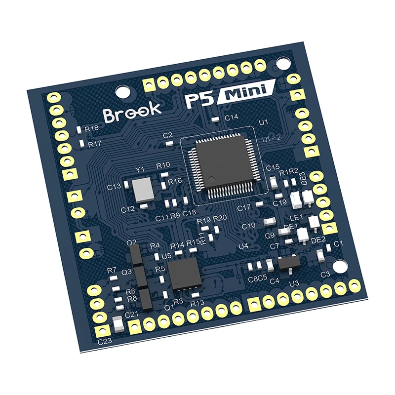 Brook P5 Mini tablero de lucha Mini Hitbox PCB PS5 codificador de juego de lucha para PC/NS/PS3/PS4/PS5 Tekken 8 - imagen 2