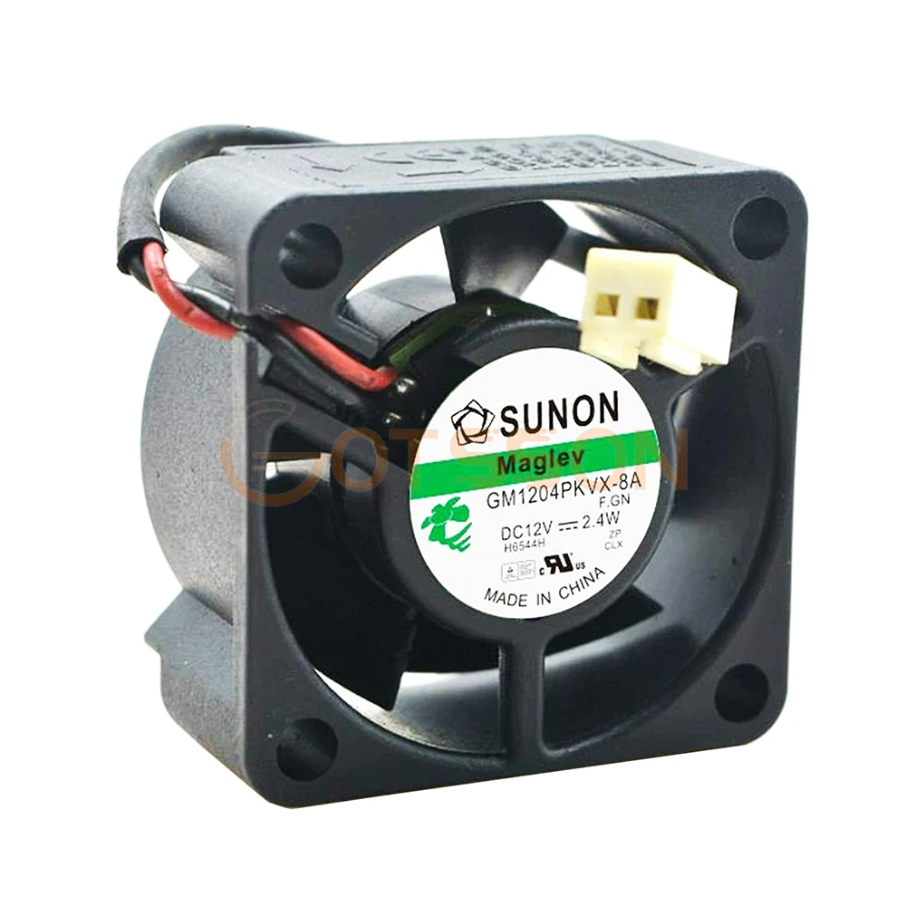 Para SUNON 4020 GM1204PKVX-8A 12V 2,4 W ventilador de refrigeración de servidor de 2 cables
