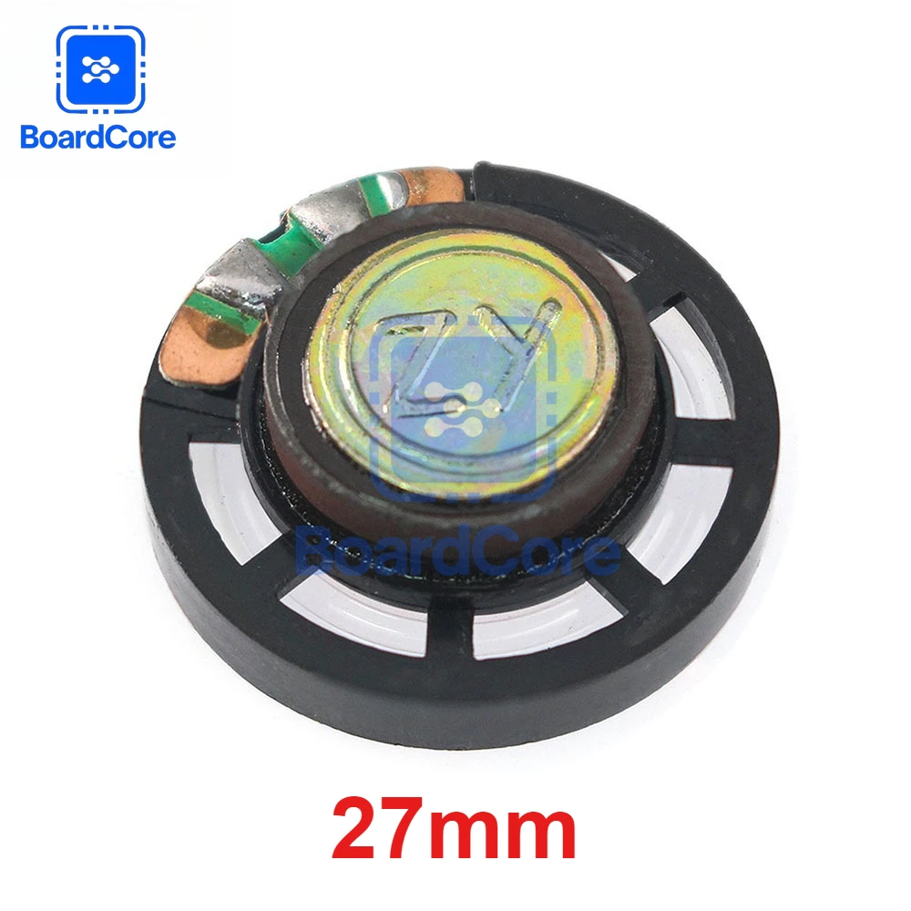 Altavoz de bocina de 5 uds., 8 Ohm, 0,25 W, juguete ultrafino, máquina de educación para la primera infancia, bocina de coche de diámetro 21/27/29MM, altavoz 0,25 W 8R - imagen 4