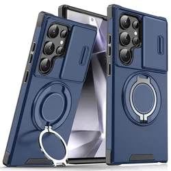 Funda Samsung con Soporte Magnético y Cámara Deslizante