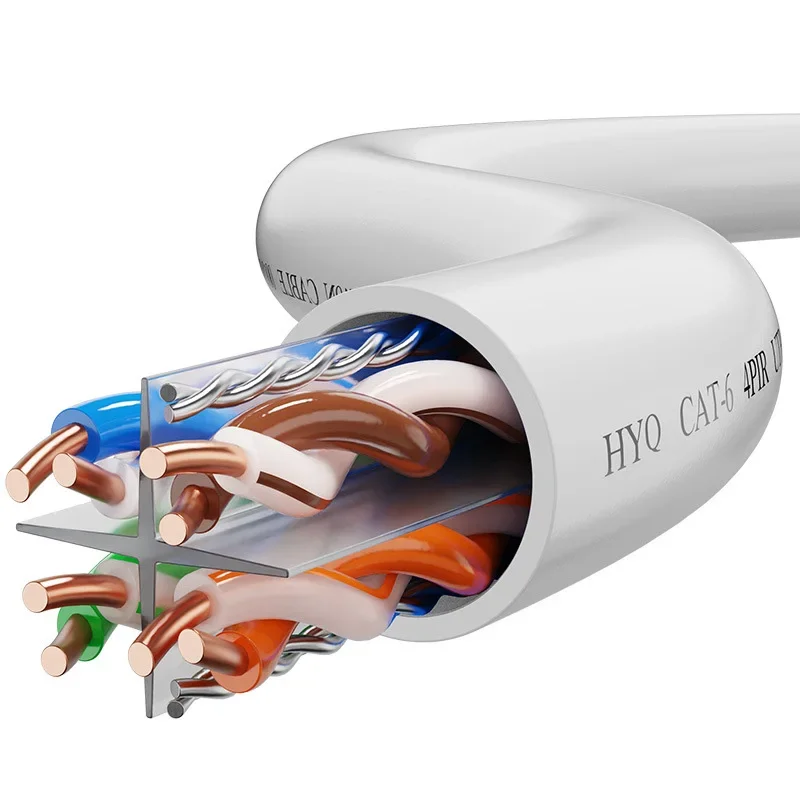 Cable FT Cable Ethernet Cat5e Lan UTP CAT 6 RJ 45 Cable de red 5M/10m/20m/50m Cable de conexión para enrutador de ordenador portátil CAT6 E - imagen 2