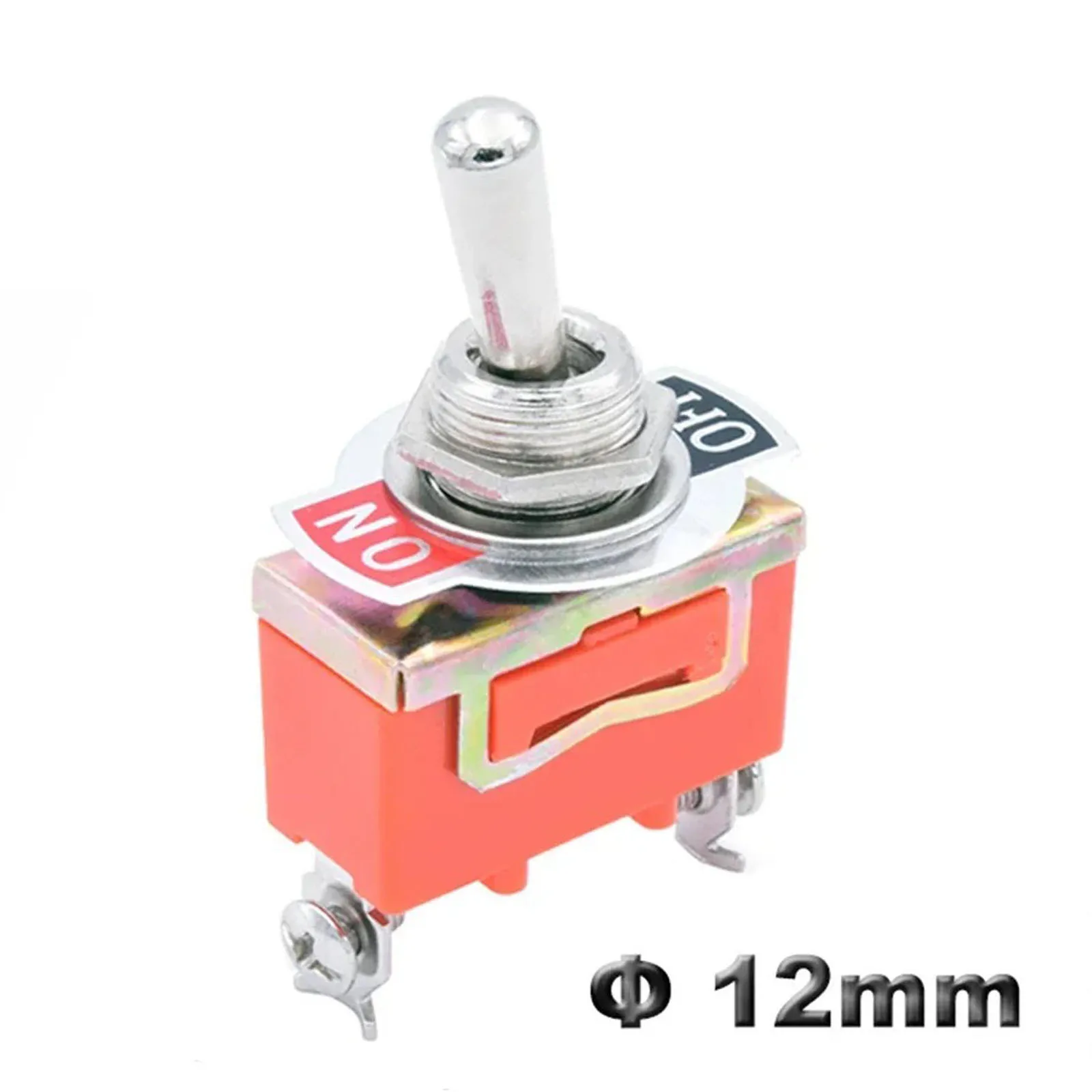 2 uds SPST DPDT 250V 15A interruptor de palanca 2 3 posiciones enganche encendido-apagado encendido-apagado E-TEN1322 1021 1122 1221 1321 tapa impermeable - imagen 2