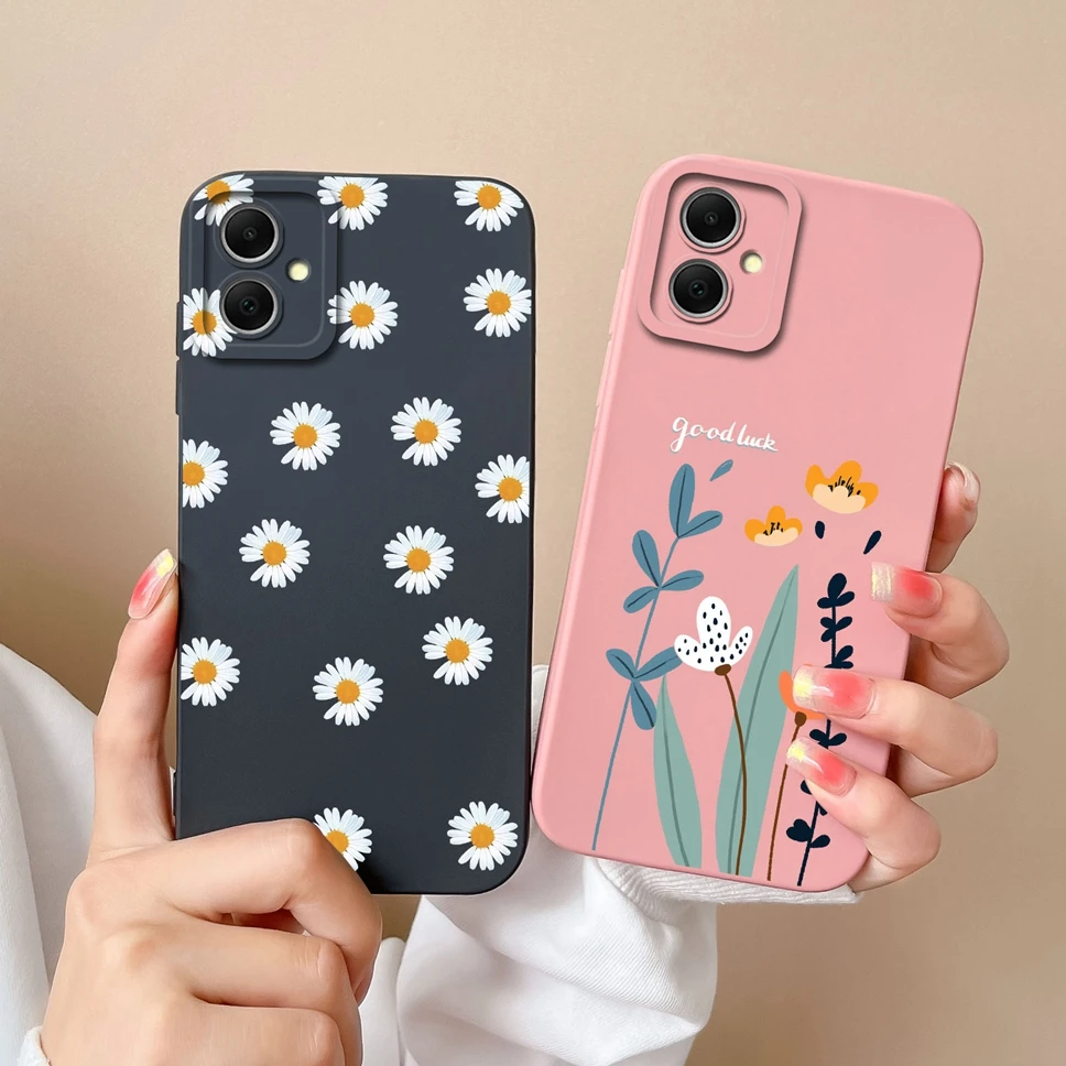 Funda de teléfono para Samsung Galaxy A05 S A05S, carcasa trasera protectora líquida con corazón cuadrado encantador para SamsungA05S Galaxy ya05s - imagen 4