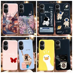 Funda Silicona Mate Honor X7 / X7a / X7b – Diseño Pato Astronauta