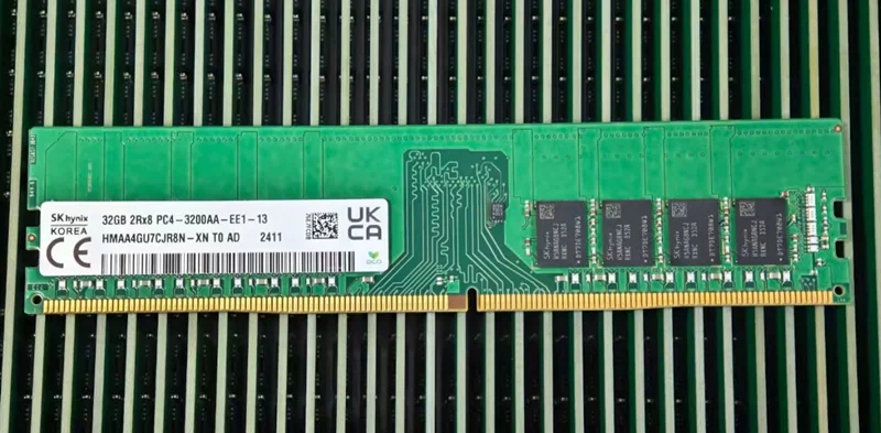 SK Hynix DDR4 32GB 3200AA PC4 3200MHz 2Rx8 Pure ECC UDIMM 32G RAM estación de trabajo memoria de servidor sin búfer - imagen 2