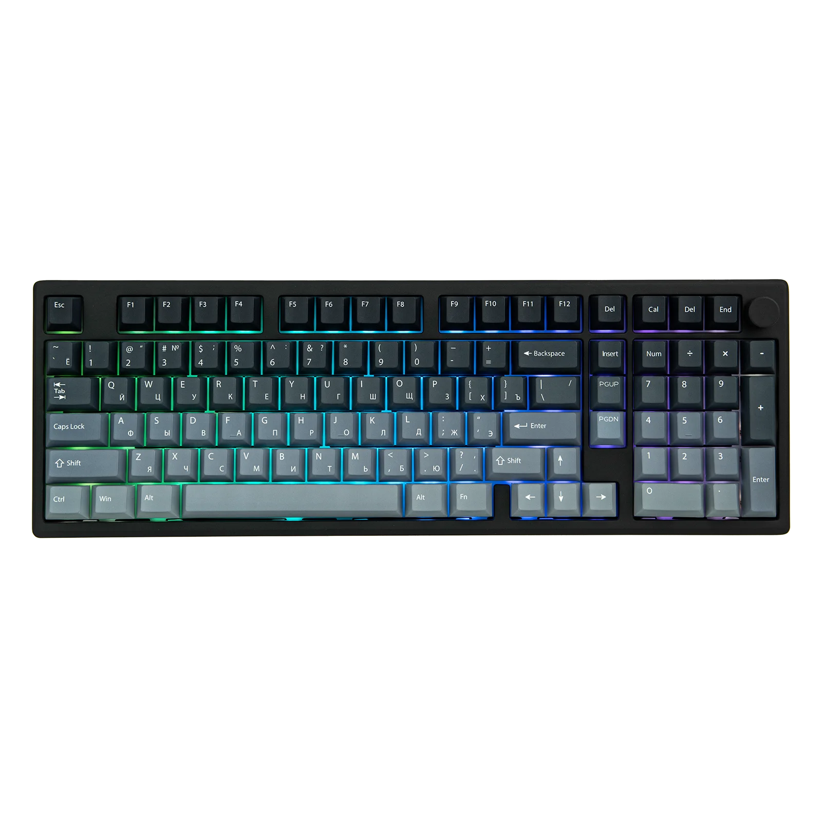 EPOMAKER Galaxy100 Lite versión rusa QMK/VIA 96% diseño con cable/2,4 GHz/BT Teclado mecánico inalámbrico retroiluminación RGB 8000mAh - imagen 2