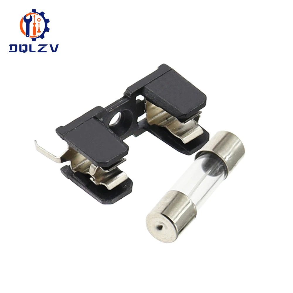 Portafusibles de vidrio de 5x20mm, 5x20, 10A, 250V, montaje en Panel de seguro PCB - imagen 3