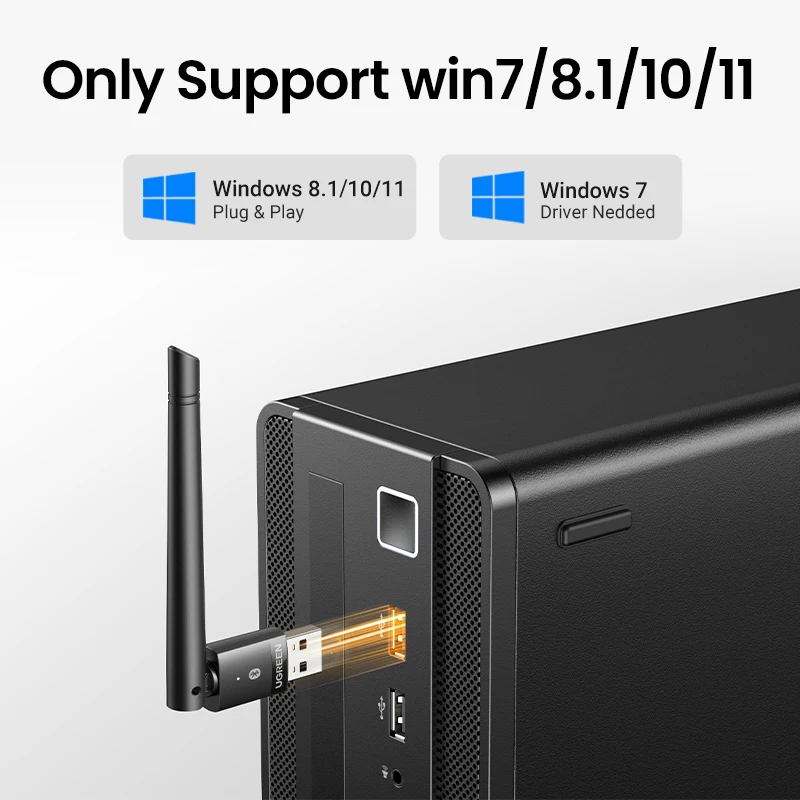 UGREEN-Adaptador USB Bluetooth 5,3 5,4, Dongle de 120M para PC, ratón inalámbrico, teclado, música, receptor de Audio, transmisor - imagen 4