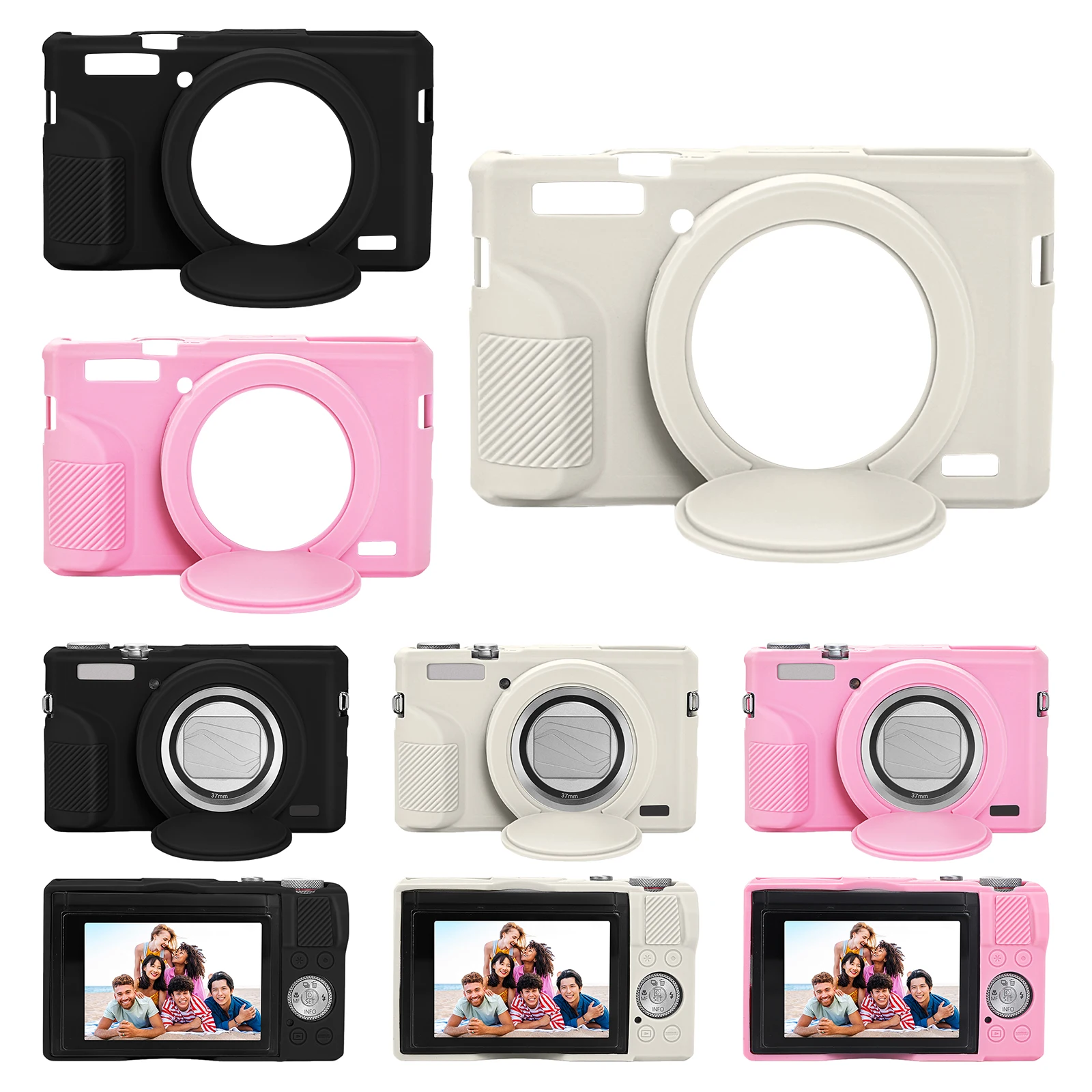 Funda de silicona para Canon Powershot G7 X Mark III, armadura para cámara Digital, cubierta corporal, anticaída, a prueba de polvo, funda de piel suave para Canon