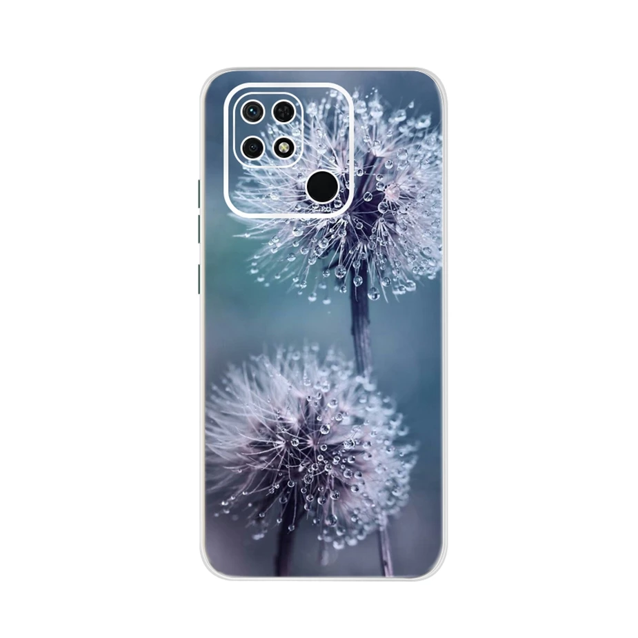Funda de teléfono para Xiaomi Redmi 10C, carcasa pintada con flores y mariposas de colores, 2022 pulgadas, novedad de 6,71 - imagen 4