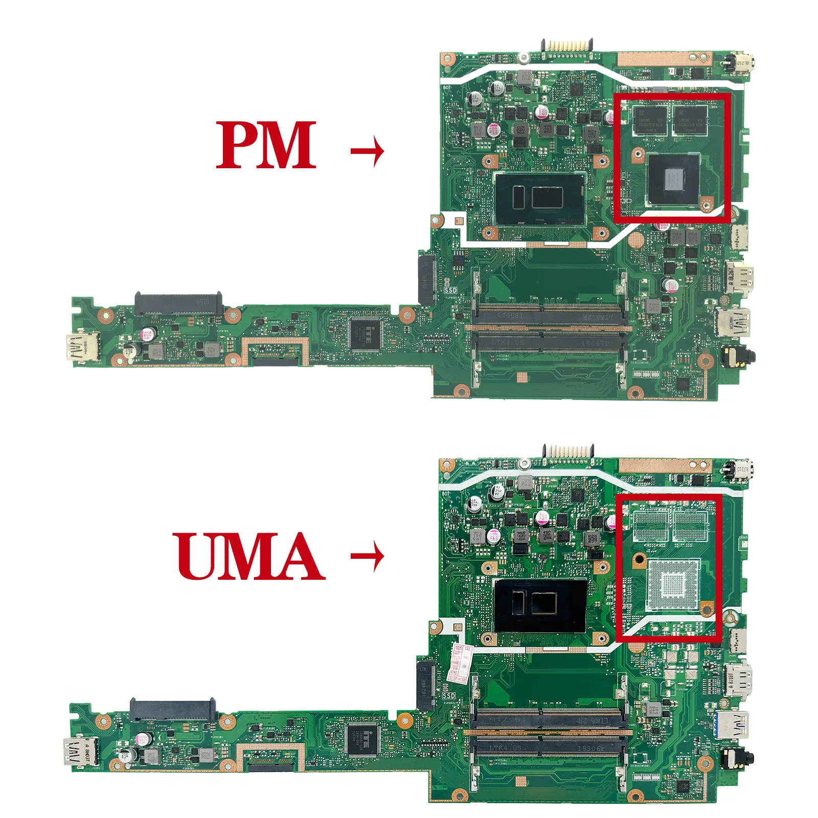 Placa base X407UBR X407U X407UA X407UV X407UAR X407UFR para placa base de ordenador portátil ASUS i3 i5 i7 7th/8th Gen UMA/PM DDR4 - imagen 2