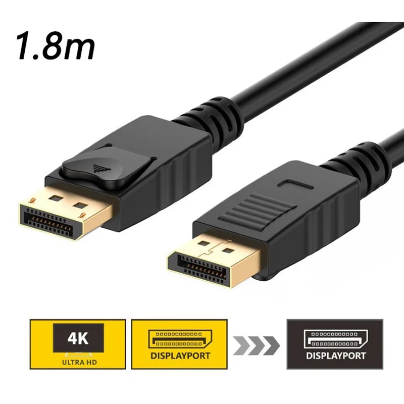 Cable DP Displayport Cable de Audio y vídeo adaptador de puerto de pantalla para teléfono TV Box portátil Videojuego DP Cable puerto de visualización - imagen 3